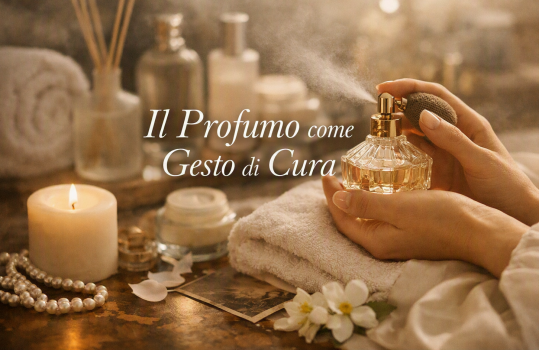 Il profumo come gesto di cura